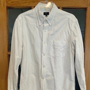 Men's J. Crew Long-sleeve Oxford (Medium) White